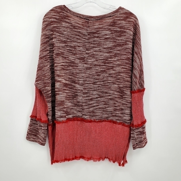 Umgee Colorblock Long Sleeve Cozy Top - Picture 3 of 8